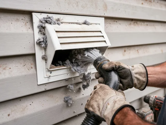 Professional dryer vent cleaning by Orange Dryer Vent Cleaning in Orange