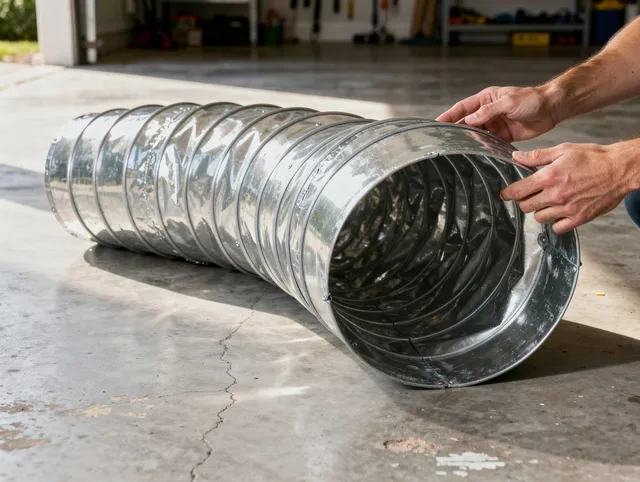 Orange Dryer Vent Cleaning specialist using advanced equipment for thorough duct cleaning in Orange