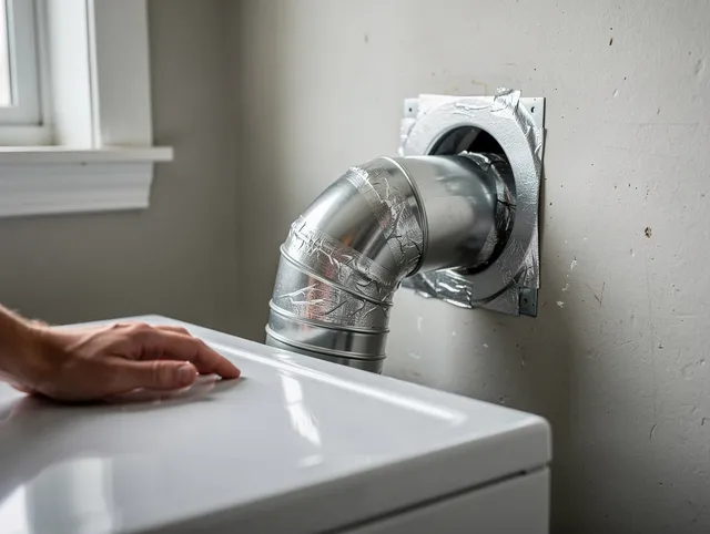 Orange Dryer Vent Cleaning expert performing professional dryer vent repair and installation in Orange