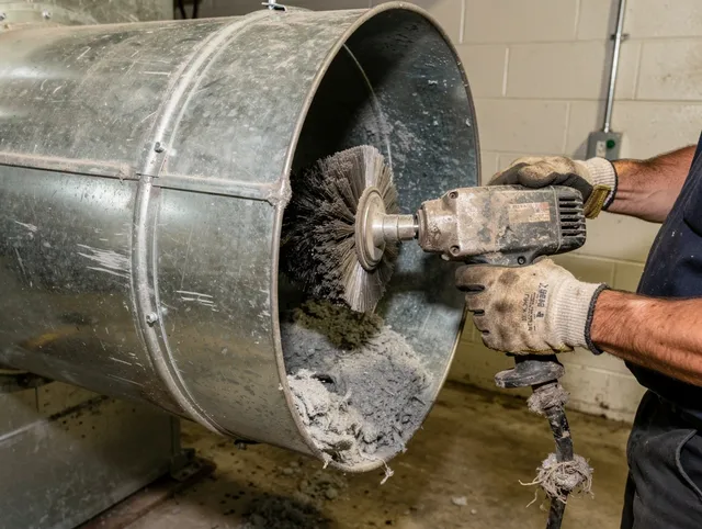 Industrial-grade dryer vent cleaning by Orange Dryer Vent Cleaning in Orange